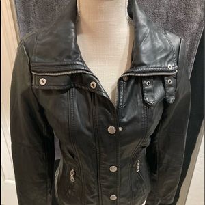 G by Guess Women's Faux Leather Jacket Size Small